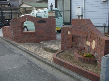 門柱全体